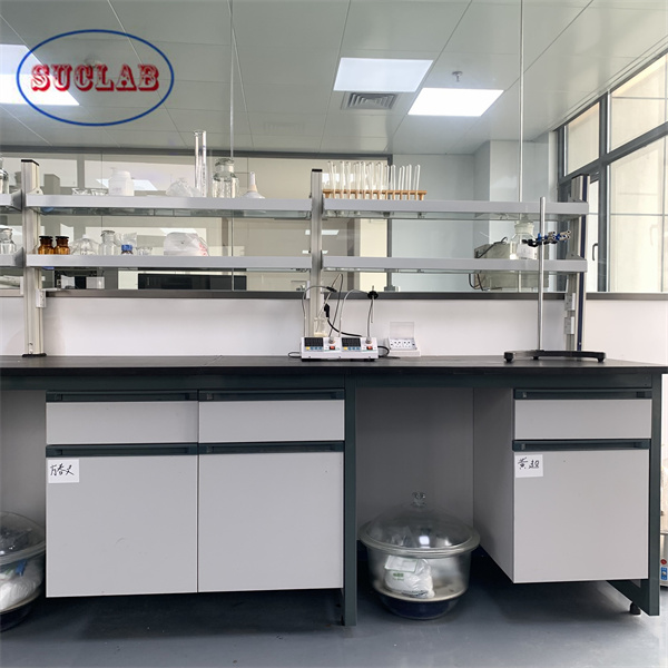 Φαινολικό ρητίνη countertops Χημεία Εργαστήριο πάγκο Εργαστήριο νησί πάγκο με κεραμική βαλβίδα πυρήνα βρύση 2