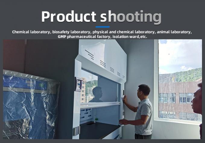 Τύπος εγκατάστασης Στον τοίχο τοποθετημένη χημική καπνιστική κάλυψη PP καπνιστική ντουλάπα με εξατομικευμένο καθαριστικό 0