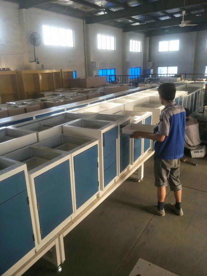 Rustproof πάγκοι εργαστηριακής εργασίας χάλυβα με την αποθήκευση για πολλές χρήσεις 6