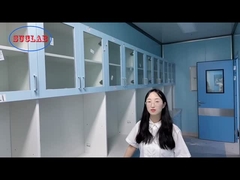 Ελασματοποιημένος εν ψυχρώ τοίχος γραφείων εργαστηριακών επίπλων νοσοκομείων χάλυβα αντιδιαβρωτικός που τοποθετείται