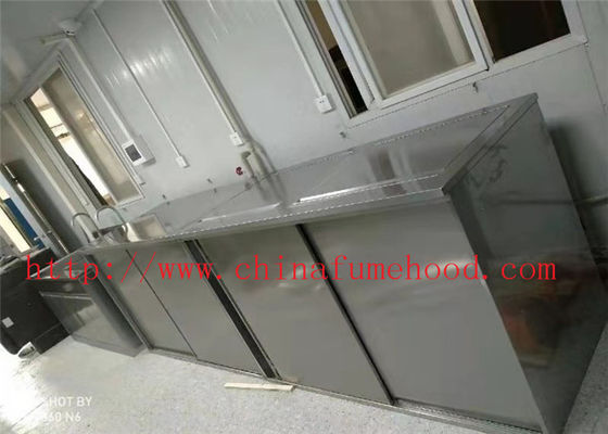 Καλή τιμή Έπιπλα εργαστηρίων ανοξείδωτου εξέτασης κατά περίπτωση ανοξείδωτου χρώματος χάλυβα 3000 ΚΚ μήκος για το νοσοκομείο και το σχολείο Labotatory σε απευθείας σύνδεση