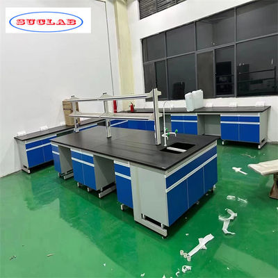 Καλή τιμή Ως σχεδιαστικά ράφια 60x30x34 ίντσες εργαστηριακό πάγκο χημείας με φώτα σχεδιασμού σε απευθείας σύνδεση