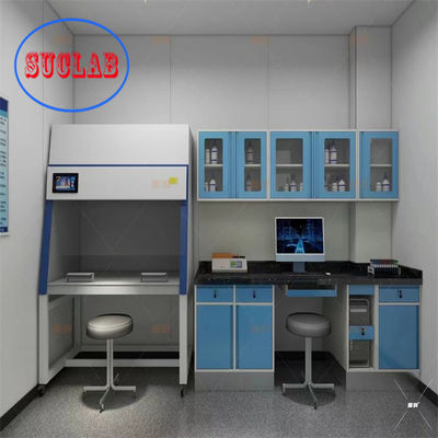 Καλή τιμή L*1500/750 W *800/850mm H Εργαστηριακά τραπέζια με προσαρμόσιμα ξύλινα/ατσάλινα ντουλάπια σε απευθείας σύνδεση