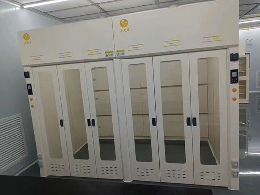 Καλή τιμή Γκρι λευκό εργαστηριακό περπάτημα με καπνό με γυάλινες πόρτες για εξοπλισμό εξαερισμού σε απευθείας σύνδεση