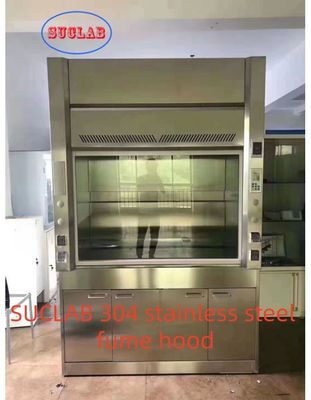 Καλή τιμή Custom Original Color Upgrade Your Stainless Steel  Ducted Fume Hood Lab Fume Hood Design fin Laboratory with 220V/10A  and 250mm Air Outlet σε απευθείας σύνδεση