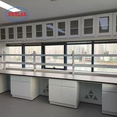 Καλή τιμή Durable Chemistry Laboratory Workbench with Customizable Dimension L*1500/750 W *800 /850mm H and Buffer Hinge σε απευθείας σύνδεση