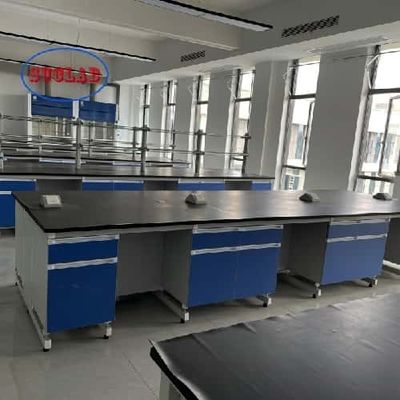Καλή τιμή Ξύλινο γραφείο εργαστηρίου με ράφια για ένα λειτουργικό και καλά σχεδιασμένο χώρο εργασίας σε απευθείας σύνδεση