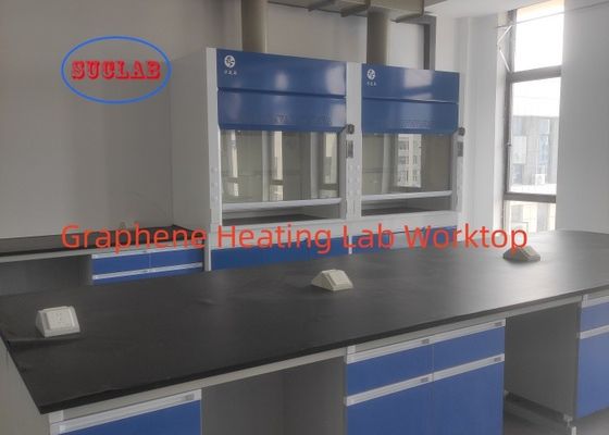 Καλή τιμή Επιχρισμός με υπερθέρμανση με γραφένιο Εργαστήριο χημείας L*1500/750 W *800 /850 mm H Ή προσαρμόσιμο λευκό/ μπλε/ κίτρινο/ μαύρο σε απευθείας σύνδεση