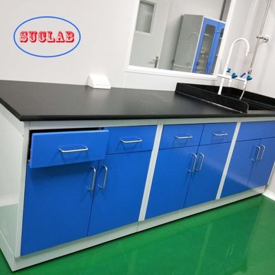 Καλή τιμή White/Blue/Yellow/Black Chemistry Lab Bench Laboratory Bench Solution with Multi-Functional Socket and Safeguard Cover σε απευθείας σύνδεση