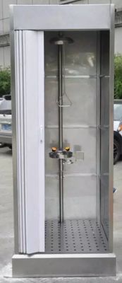 Καλή τιμή Προσαρμοσμένο κλειστό ντους έκτακτης ανάγκης και πλύση ματιών με αντλίες από ανοξείδωτο χάλυβα σε απευθείας σύνδεση