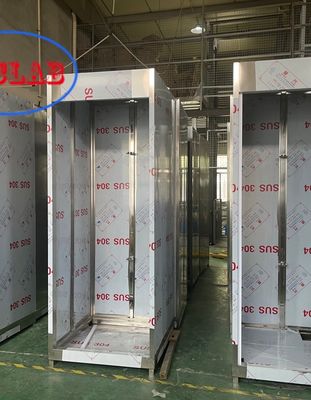 Καλή τιμή Βιομηχανικό βαθμό Ερμητικό ντους ασφαλείας με ατσάλινο δίσκο πλύσης ματιών και επιλογές αποχέτευσης σε απευθείας σύνδεση